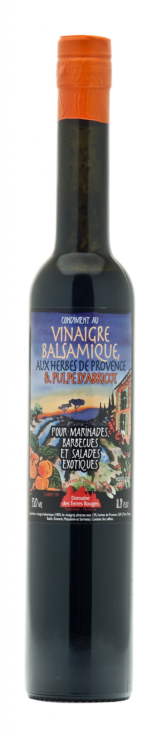 Vinaigre Balsamique aux Herbes de Provence et Pulpe d’Abricot