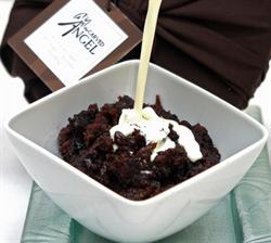 Rich Chocolate & Ginger Christmas Pudding by The Carved Angel
